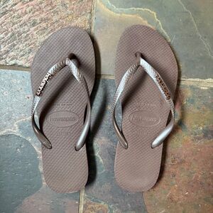 Havaianas Dark Brown Sandals